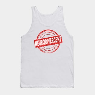 DSM-5 APPROVED NEURODIVERGENT Tank Top